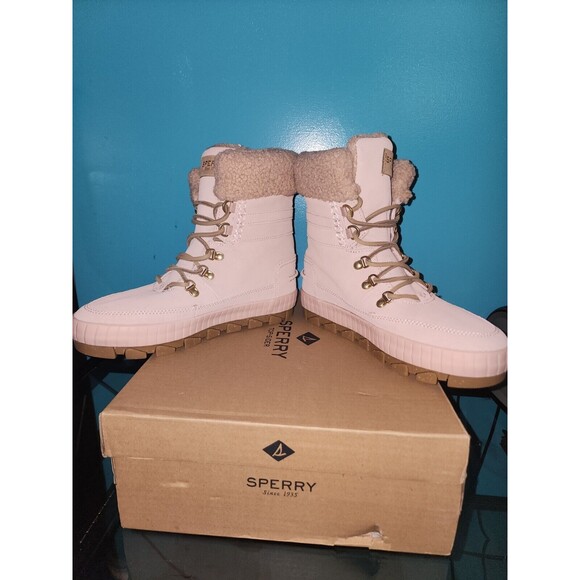 Sperry Torrent Winter Rose Chukka Boots Size 9 M Pink Memory Foam - Picture 5 of 13